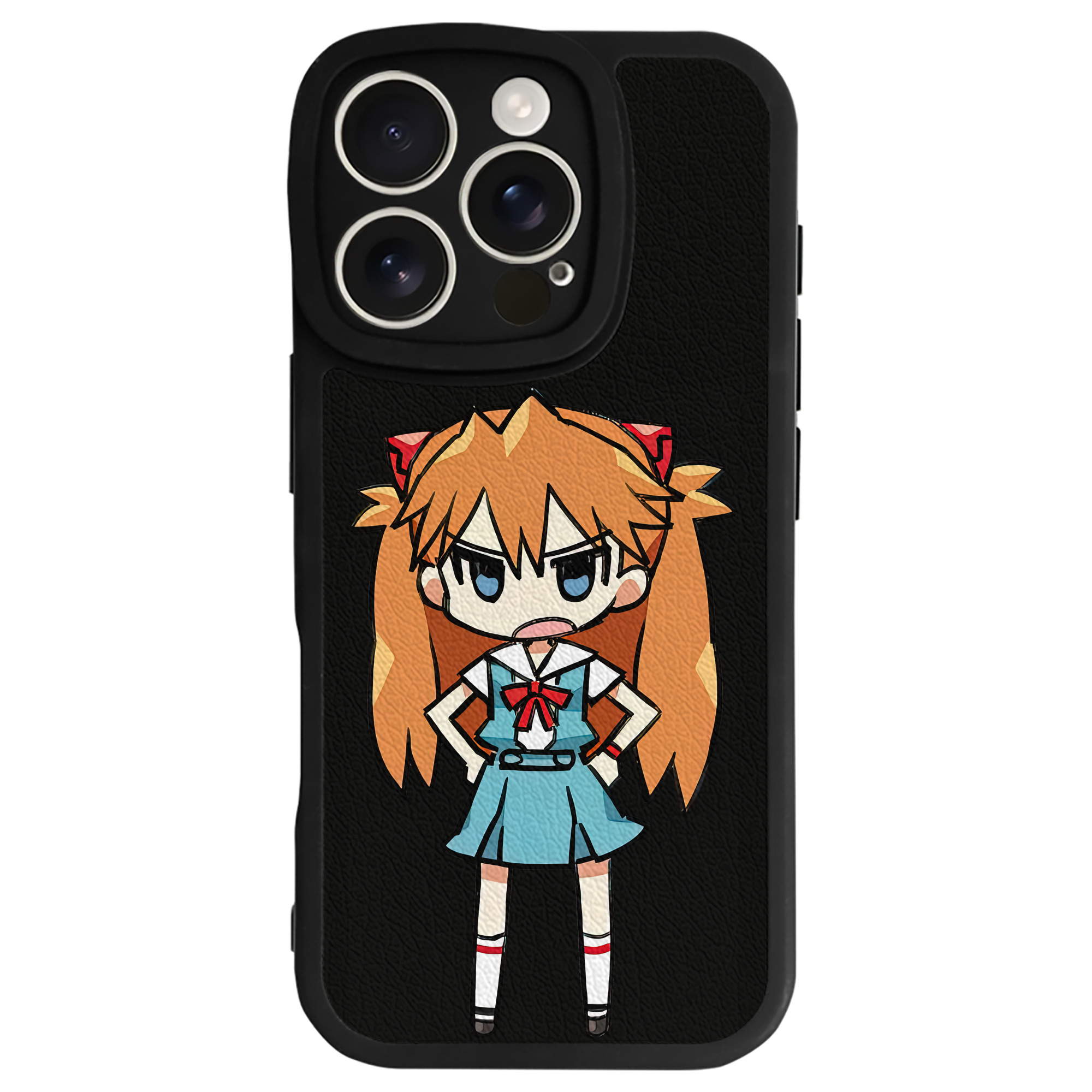 （画像用） EVA 新世紀エヴァンゲリオン 【iPhone 16シリーズ対応】シリコンスマホケース（レザー調） 材質：シリコン